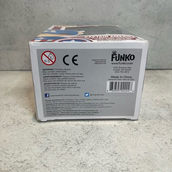 Funko Pop! Captain America 06 2011 Pre-Owned - Good in box - Picture 7 of 7